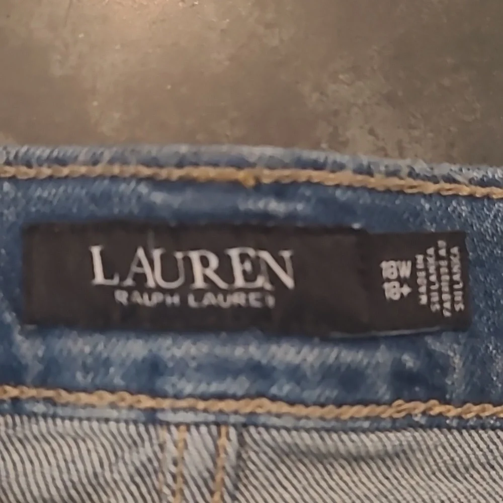 RALPH LAUREN PATCHWORK JEANS - Picture 6 of 10